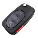 Audi TT A6 Quattro Remote key Entry Fob 3+1 Button 315MHZ 4D0837231M wiht 48 chip